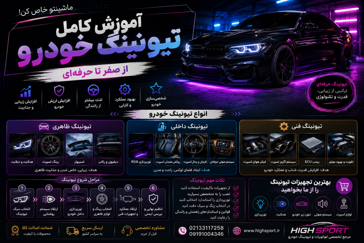 آموزش کامل تیونینگ خودرو